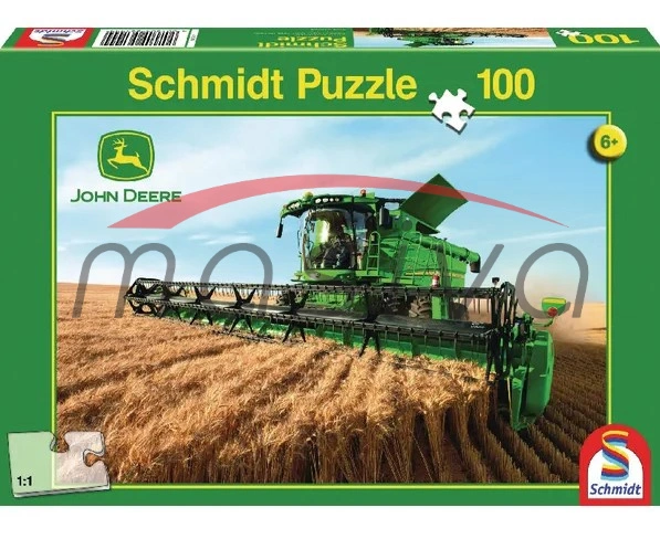 IGRAČKA PUZZLE JOHN DEERE KOMBAJN 100 KOM-0