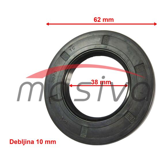 ULJNA BRTVA  -  38 X 62 X 10-1