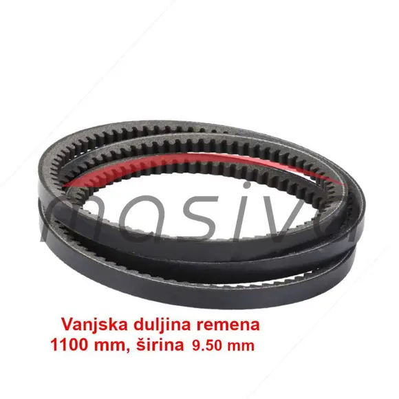 REMEN KLINASTI AVX 9,5 X 1100 La TORPEDO KOMPRESOR TD-4006/4506/4806/5506/6006/7-1