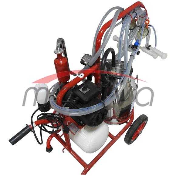 MUZILICA ZA KOZE 2 JEDINICE, 1 KANTA 30l - SILIKONSKE SISNE GUME, ULJNA PUMPA-3