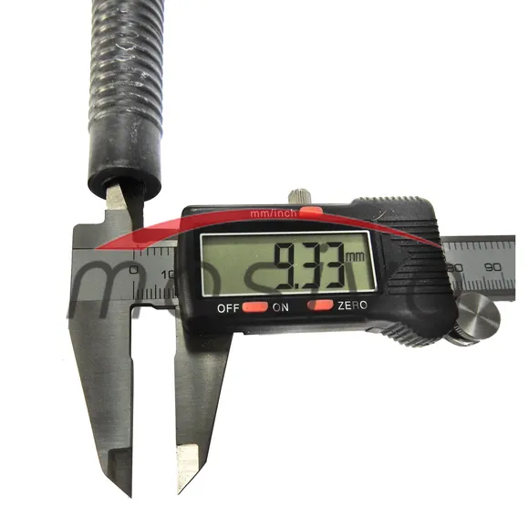 SISNA GUMA DUGAČKA CRNA REBRASTA 323 mm, FI 23 mm, FI 10 mm KURTSAN-2
