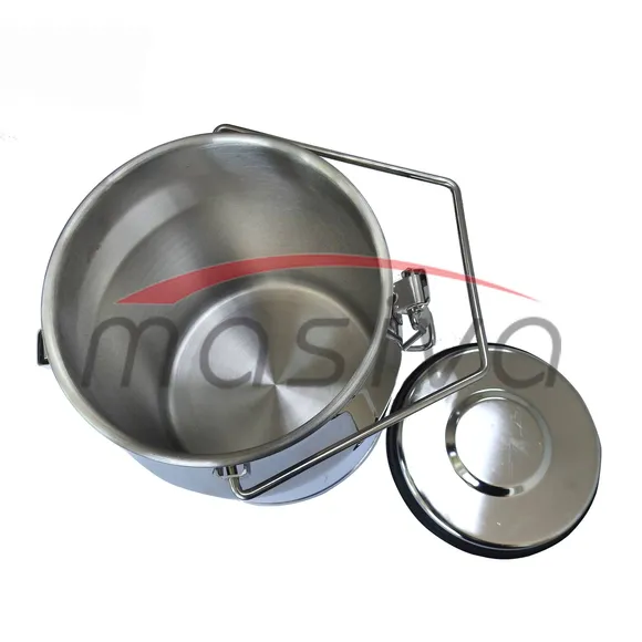 KANTA ZA MLIJEKO S POKLOPCEM - 10 l, INOX KURTSAN-2