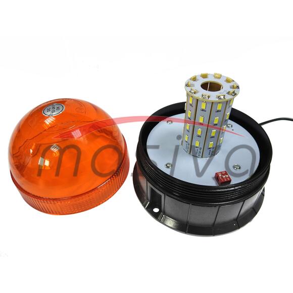 ROTIRKA LED NA MAGNET 40 SMD  12-24 V, 140x140 - PREKIDAČ 3 MODA RADA-1