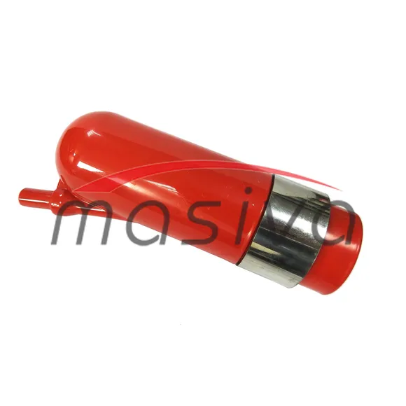 DRŽAČ SISNE GUME, PVC S INOX PRSTENOM - 148 mm, FI 35,5 x 29,5 x 10 mm KURTSAN-0