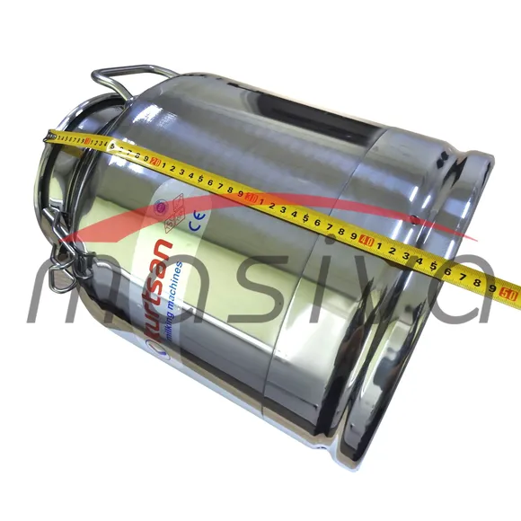 KANTA ZA MLIJEKO S POKLOPCEM FI 21- 30 l, INOX KURTSAN-3