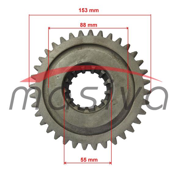 ZUPČANIK ZETOR 1 BRZ.SA UTOROM ZA VILJUŠKU 36Z 5211,5245-2