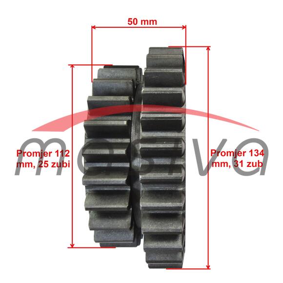 ZUPČANIK ZETOR 1 I 2 BRZ 31/25Z 5211,5245-3