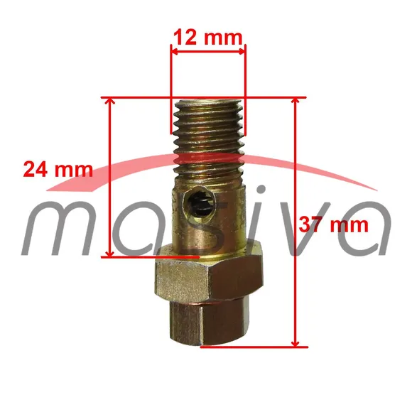 VIJAK ŠUPLJI SA VENTILOM M12-1