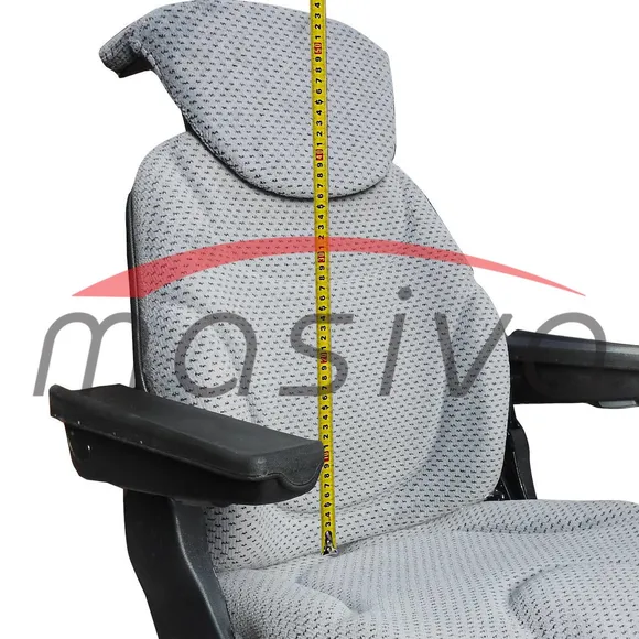 SJEDALO ZRAČNO-OKRETNO-POMIČAN NASLON ZA GLAVU I RUKE-AUTO. REG KG.-TEKSTIL SIVO-3