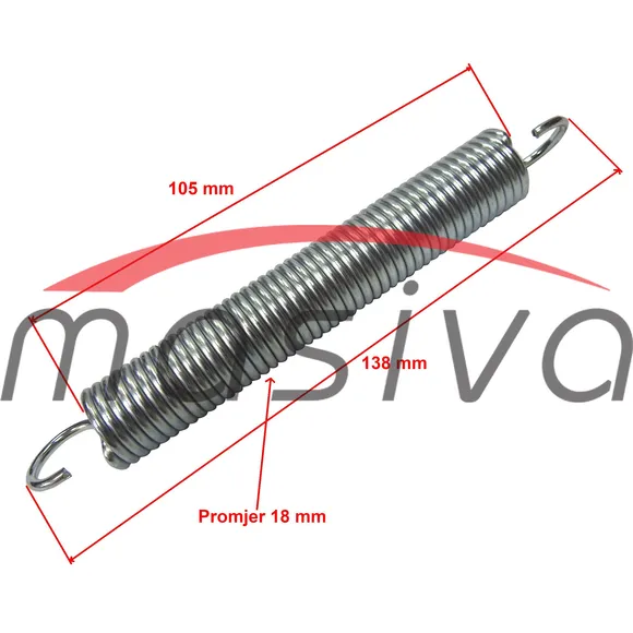 OPRUGA VLAČNA POTISNOG LEŽAJA ZETOR 2011/7745 PROXIMA 6421/8441  IND-II-1