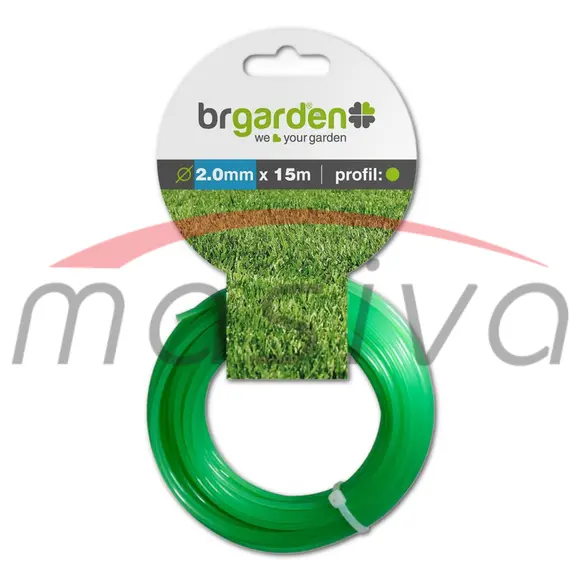 FLAKS NIT ZA TRIMER 2,4 mm, 15 m OKRUGLI BRGARDEN-0
