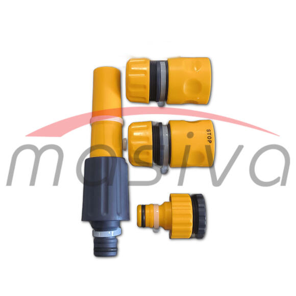 SPOJNICE VRTNOG CRIJEVA PVC-SET 4 KOMADA-0