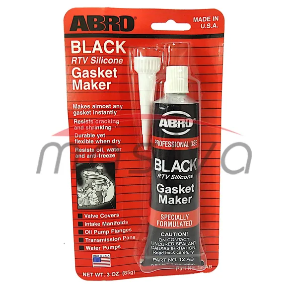 ABRO MASA ZA BRTVLJENJE PRI VISOKIM TEMP. - SILIKON CRNA 85 g-0