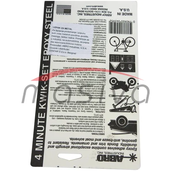 ABRO LJEPILO ZA METAL DVOKOMPONENTNO 57 g-3