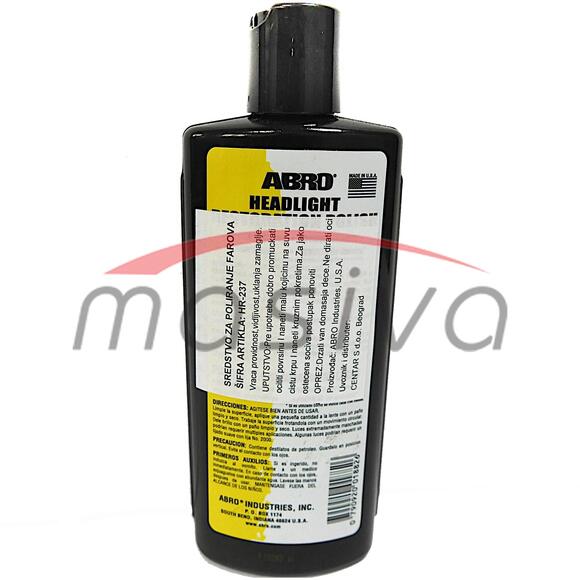 ABRO PASTA ZA POLIRANJE I OBNAVLJANJE FAROVA 237 ml-2