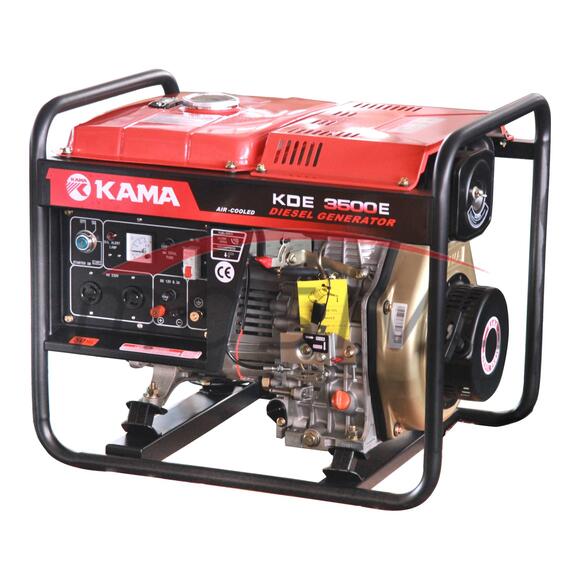 AGREGAT DIZEL KAMA MONOFAZNI  KDE3500X  MAX 3,3 kW  RUČNI START-0