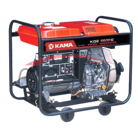 AGREGAT DIZEL KAMA TROFAZNI  KDE5500E3  MAX 5,5 kW  ELEKTRO START-0