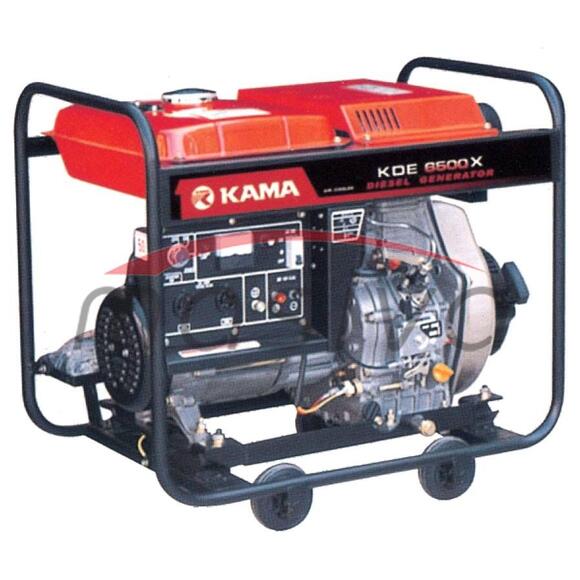 AGREGAT DIZEL KAMA TROFAZNI  KDE6500X3  MAX 6,0 kW  RUČNI START-0