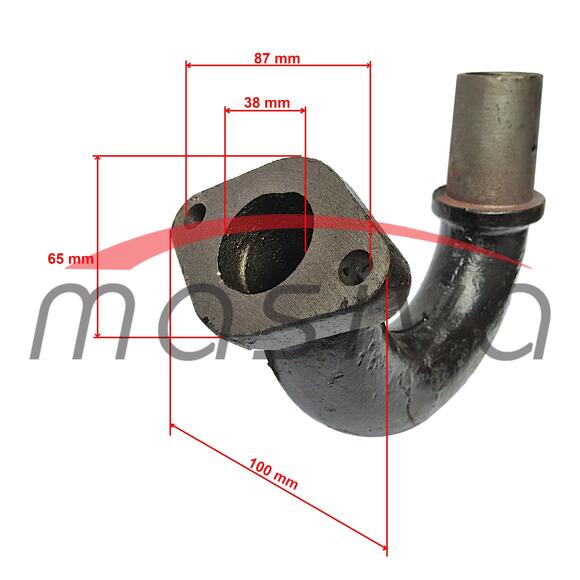 KOLJENO AUSPUHA ZETOR 2 RUPE 2011,2511,4011,4511,4711,5611-1
