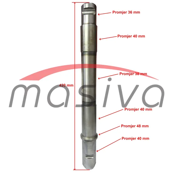 OSOVINA RUKAVCA D URSUS C-360 ORG-1