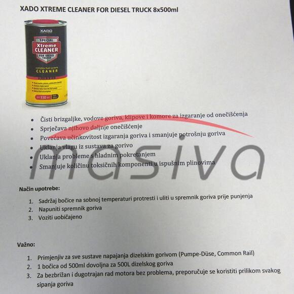 XODO XTREME SREDSTVO ZA ČIŠĆENJE SISTEMA GORIVA 500 ml-2