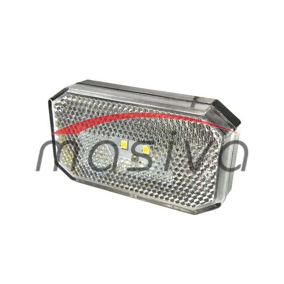 KATADIOPTER LED PRAVOKUTNI BIJELI 79,8 X 43,8 X 15 mm-0