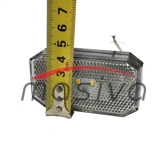 KATADIOPTER LED PRAVOKUTNI BIJELI 79,8 X 43,8 X 15 mm-2