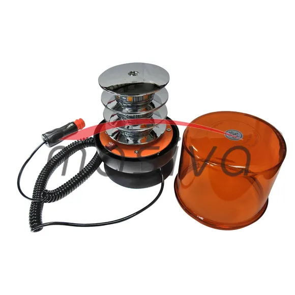 ROTIRKA LED NA MAGNET 18 x 3 W  12-24 V KABAO 3,1M  152 X 120 PREKIDAČ 3 MODA RA-2