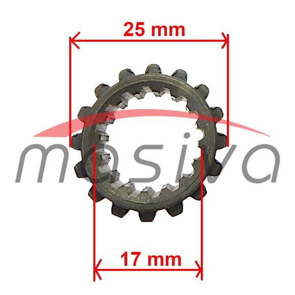 ZUPČANIK PUMPE HIDRAULIKE Z16/16 ZETOR-2