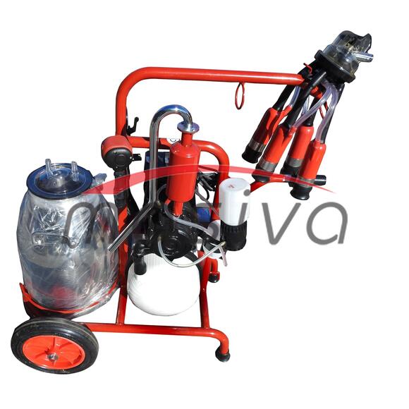 MUZILICA ZA KRAVE 1 JEDINICA, 1 KANTA 30l - CRNA SISNA GUMA, ULJNA PUMPA, V-2