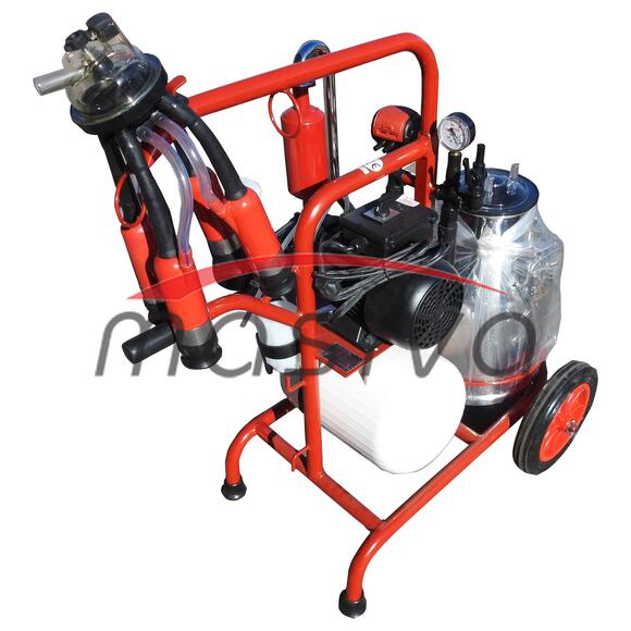 MUZILICA ZA KRAVE 1 JEDINICA, 1 KANTA 30l - CRNA SISNA GUMA, ULJNA PUMPA, V-4