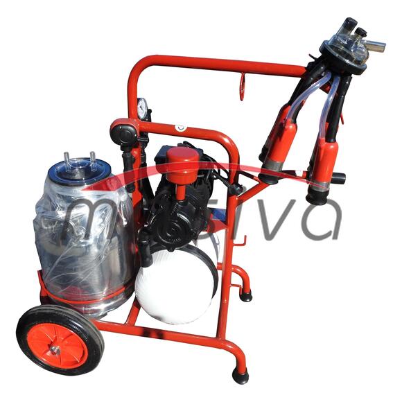 MUZILICA ZA KRAVE 1 JEDINICA, 1 KANTA 30l - CRNA SISNA GUMA, SUHA PUMPA, V-2