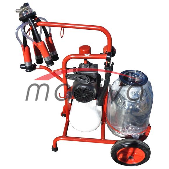 MUZILICA ZA KRAVE 1 JEDINICA, 1 KANTA 30l - CRNA SISNA GUMA, SUHA PUMPA, V-4