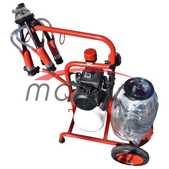 MUZILICA ZA KRAVE 1 JEDINICA, 1 KANTA 30l - CRNA SISNA GUMA, SUHA PUMPA, V-6