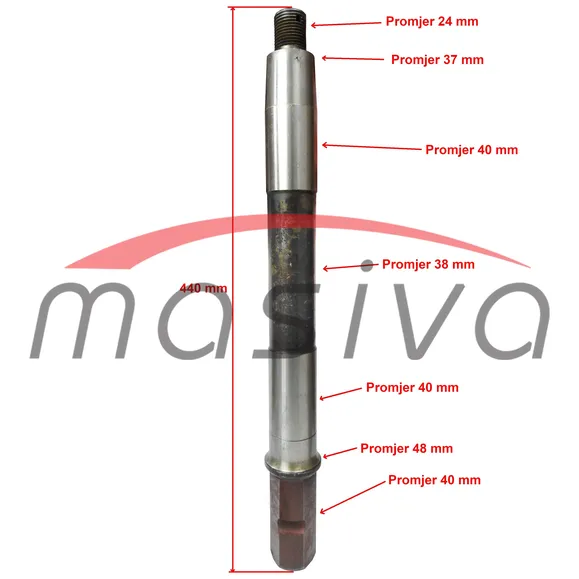 OSOVINA RUKAVCA ZETOR 5711  4712  57113403-1