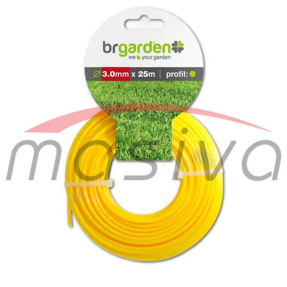 FLAKS NIT ZA KOSILICE 3,0 mm, 25 m  OKRUGLI BRGARDEN-0