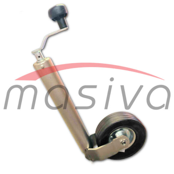 KOTAČ POMOĆNI 220x65 ZA PRIKOLICU NA CIJEV 60x4  MAX-350Kg HOD 260mm-0