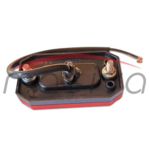 KATADIOPTER LED PRAVOKUTNI ŽUTI 78 X 43,8 X 15 mm-3