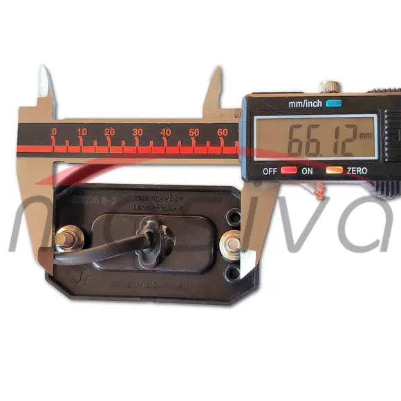 KATADIOPTER LED PRAVOKUTNI ŽUTI 78 X 43,8 X 15 mm-4