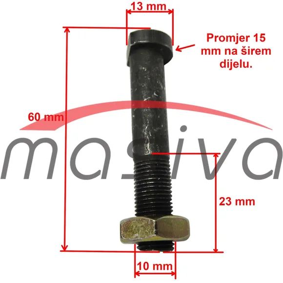 VIJAK KOŠARE KVAČILA KRAČI ZETOR 55mm  951110  IND-II-1