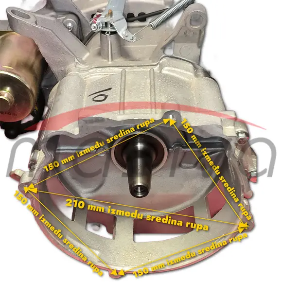 MOTOR BENZINSKI KAMA RUČNI START KG-390 G  10,5 Hp-2