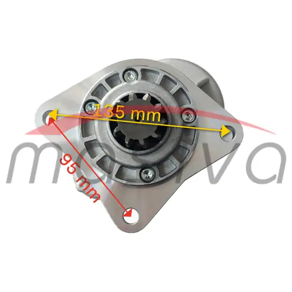 ELEKTROPOKRETAČ S REDUKTOROM LANDINI, MASSEY FERGUSON, RENAULT 2,7 kW  Z=10  MAS-3