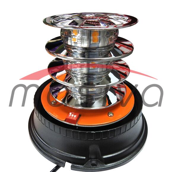 ROTIRKA LED NA MAGNET 18 x 3w  12-24 V 158X120 PREKIDAČ, 3 MODA RADA-3