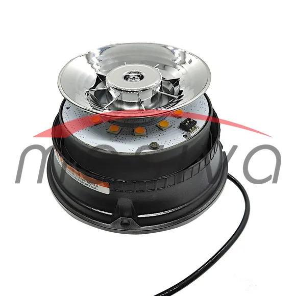 ROTIRKA LED NA MAGNET 12 x 3 w  12-24 V 118X120 PREKIDAČ 3 MODA RADA-1
