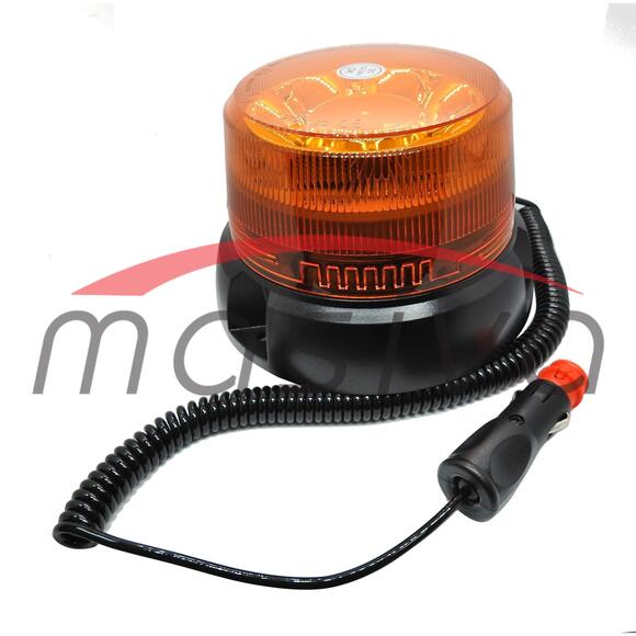 ROTIRKA LED NA MAGNET 8 LED X 3 W 12-24 V 115X154 - PREKIDAČ, 3 MODA RADA-0