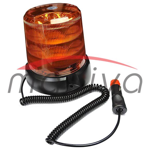 ROTIRKA LED NA MAGNET 16 LED X 3W 12-24 V 158X154 - PREKIDAČ, 3 MODA RADA-0