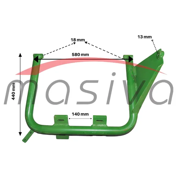 NOSAČ IGALA BALIRKE JOHN DEERE 332,342,336-3