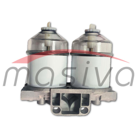 NOSAČ FILTERA GORIVA DUPLI SA ČAŠICOM I FILTERIMA KOMPLETNI IMT-539,540,542,558-1