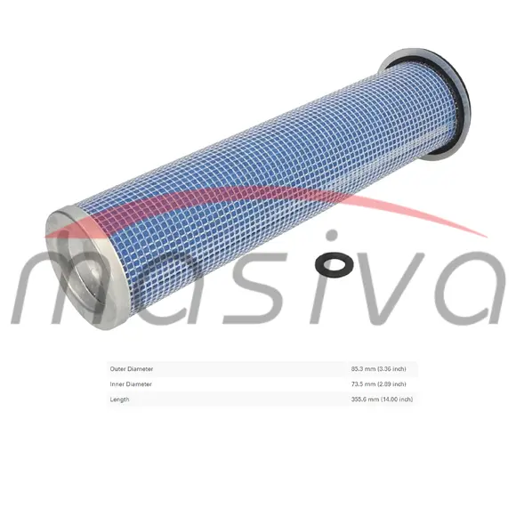 FILTER ZRAKA UNUTARNJI CASE IH 5000 MAXXUM; DEUTZ FAHR AGROCOMPACT, AGROLUX, AGR-0