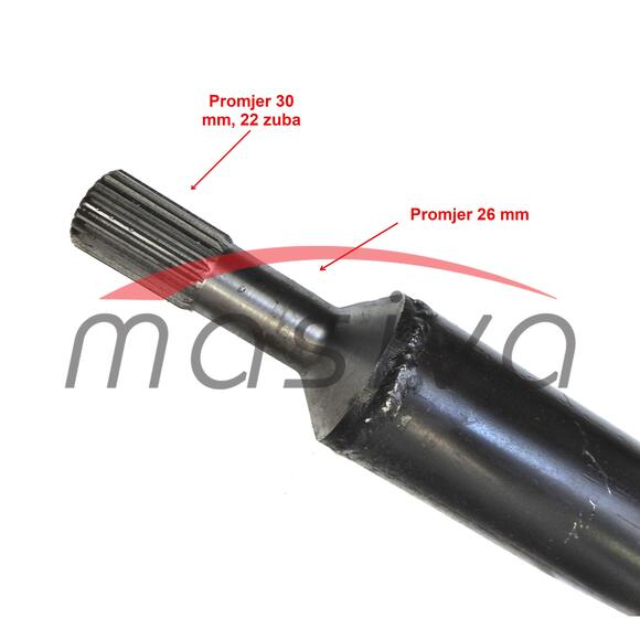 KARDAN PREDNJE VUČE ZETOR 7341 SUPER-2